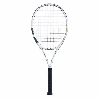 BABOLAT Evoke Team Wimbledon 2025 Tennis Racquet (White/Green, Strung)