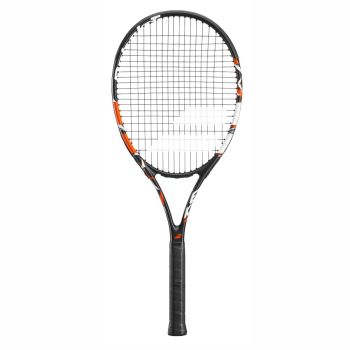 BABOLAT Evoke Tour Tennis Racquet (Black/Orange, Strung)