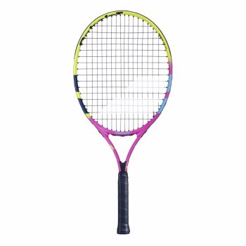 BABOLAT Nadal Junior 23 S Tennis Racquet (Yellow/Pink/Blue, Strung)