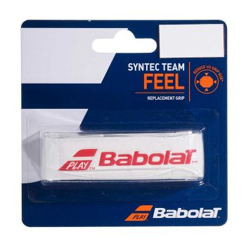 BABOLAT Syntec Team Replacement Grip White/Red