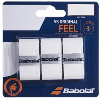BABOLAT Vs Original Overgrip (3 Grip Pack White)