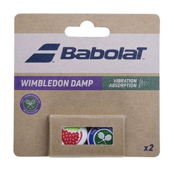 BABOLAT Wimbledon 2026 Tennis Dampener (Red/White & Green)
