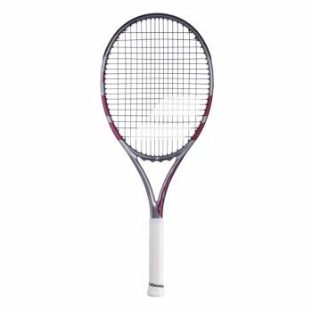 BABOLAT Boost Aero Tennis Racquet (Grey/Rasberry/Pink, Strung)