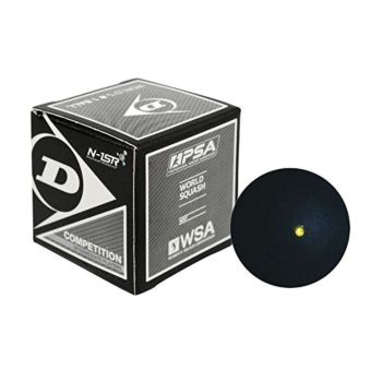 DUNLOP Competition Single Dot Yellow Squash Ball