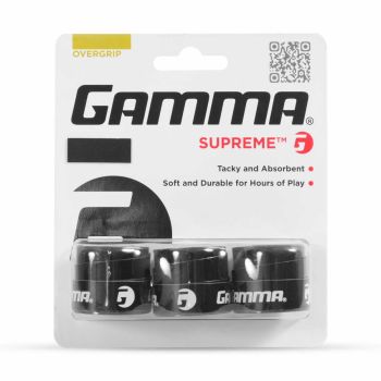 GAMMA Supreme Overgrip (3 Pcs, Black)