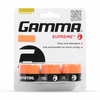 GAMMA Supreme Overgrip (3 Pcs, Orange)