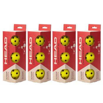 Head 3B Championship 40 Outdoor PickleBall (12 Pcs)