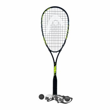 HEAD Spark Elite Squash Racquet Pack