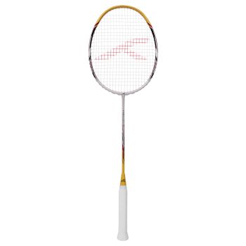 HUNDRED Atomic X 38 PWR Badminton Racquet (Strung, White/Gold)