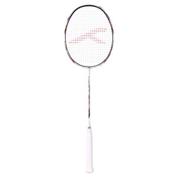 HUNDRED Flutter S Zoom Badminton Racquet (Unstrung, White/Black)