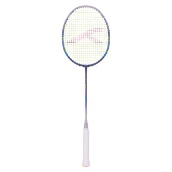 HUNDRED N Ergy 80 Badminton Racquet (Unstrung, Navy/Silver)