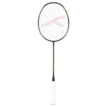 HUNDRED Nuclear 72 Badminton Racquet (Unstrung, Black/Gold/Grey)