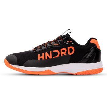 HUNDRED Xoom Pro Badminton Shoes (Black/Orange)