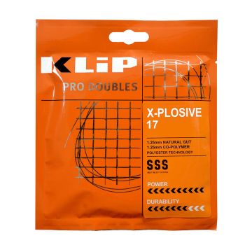 KLIP X-Plosive Hybrid Tennis String Set (17 / 1.25mm)