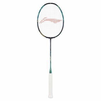 LI-NING AX-FORCE 100 Badminton Racquet (Storm Green, Unstrung)