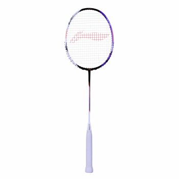 LI-NING Halbertec 5000 Badminton Racquet (White/Purple, Unstrung)