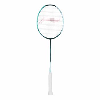 LI-NING Halbertec 6000 Badminton Racquet (Pearl White/L.Green, Unstrung)