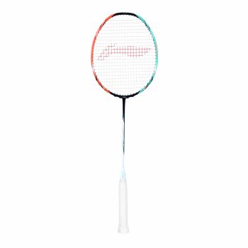 LI-NING Halbertec 7000 Badminton Racquet (Green/Orange, Unstrung)