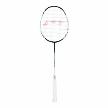 LI-NING Halbertec Motor Badminton Racquet (Pearl White, Unstrung)