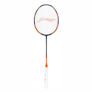 LI-NING Tectonic 6 Badminton Racquet (Orange/Black, Unstrung)