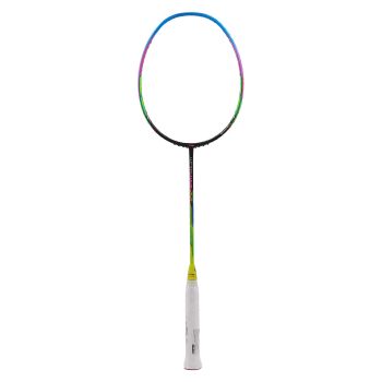 LI-NING Windstorm 72 Badminton Racquet (Unstrung, Black/Blue)