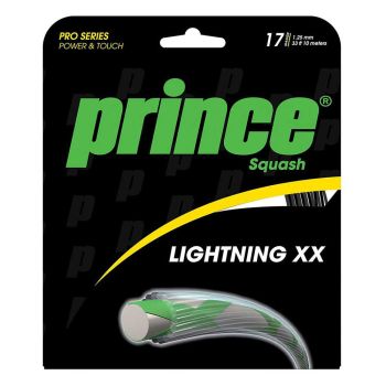PRINCE Lightning XX 17 Squash String Set (10m, Black)
