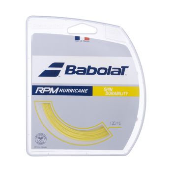 BABOLAT RPM Hurricane Tennis String Set (Yellow, 16 / 1.30mm)