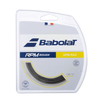 BABOLAT RPM Rough Tennis String Set (Dark Grey, 16 / 1.30mm)