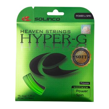 SOLINCO Hyper-G Soft Tennis String Set (16L / 1.25mm) 