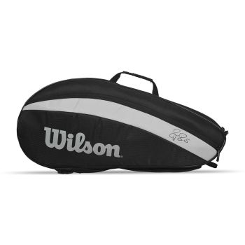 Wilson Federer DNA 12 Pack Tennis Bag Black