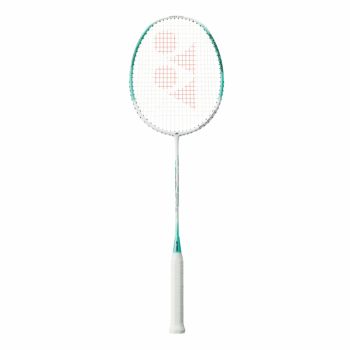YONEX Nanoflare 001 Feel Badminton Racquet (Strung, White/Mint)