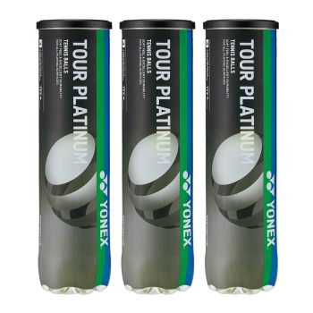 YONEX Tour Platinum Tennis Ball Dozen (12 Balls)