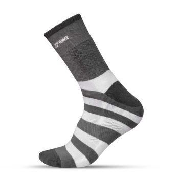 YONEX Tru Cool Pro Regular Socks (Grey/White)