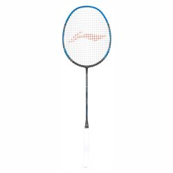 LI-NING 3D Calibar X Combat Badminton Racquet (Charcoal/Blue, Unstrung)