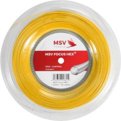 MSV Focus-HEX Tennis Reel (1.23 mm, 200m) Yellow