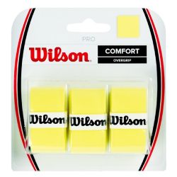 WILSON Pro Comfort Overgrip (Yellow, 3 pcs)