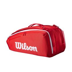 Wilson Super Tour 15R 2025 Tennis Kit Bag (Red)