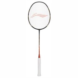 LI-NING Air-Force 80 G3 Badminton Racquet (Dark Grey/Amber/Gold, Unstrung)