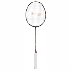 LI-NING Air-Force 80 G3 Badminton Racquet (Dark Grey/Amber/Gold, Strung)