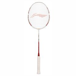 LI-NING Air-Force 80 G3 Badminton Racquet (White/Red/Black, Strung)