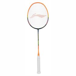 LI-NING Air-Force 80 Lite Badminton Racquet (Navy/Orange, Unstrung)