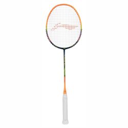 LI-NING Air-Force 80 Lite Badminton Racquet (Navy/Orange, Strung)