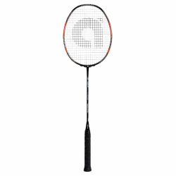 APACS Z Ziggler Badminton Racquet (Unstrung, Black/Orange)