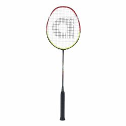 APACS Nano Fusion Speed 9000 Ultra Badminton Racquet (Unstrung, Yellow/Red)