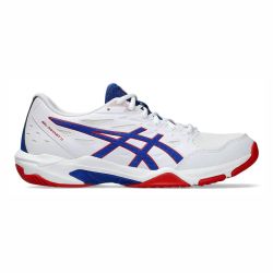ASICS Gel Rocket 11 Indoor Shoes (White/Asics Blue) 