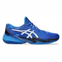 ASICS Court FF 3 Novak Tennis Shoes (Tuna Blue/Pure Silver)