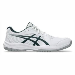 ASICS Court Slide 4 Tennis Shoes (White/Saxon Green)