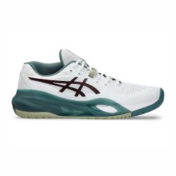 ASICS Gel-Resolution X Tennis Shoes (White/Dark Aubergine)