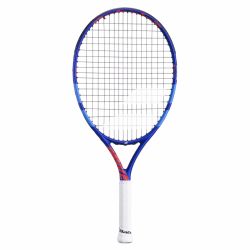 BABOLAT Drive Junior 23 2025 Tennis Racquet (Blue/Red, Strung)