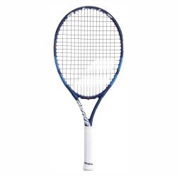 BABOLAT Drive Junior 24 2025 Tennis Racquet (Blue/Red, Strung)